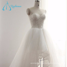 Fotos reais Illusion Hot Sale Wedding Dress 2016 Bridal Gowns
